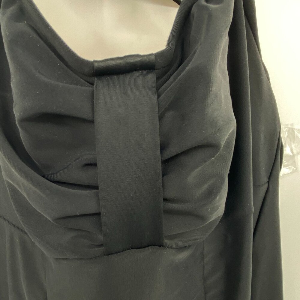 Carol Wior Black women's swim dress Size 16 USA Halter neck USA Slimming - Picture 5 of 11